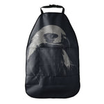 Monochrome Eagle Print Car Seat Organizers