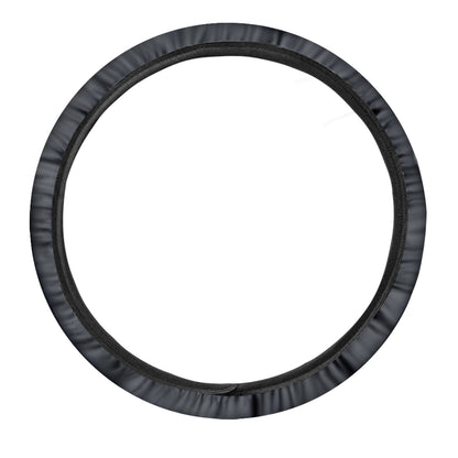 Monochrome Eagle Print Car Steering Wheel Cover