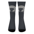 Monochrome Eagle Print Crew Socks