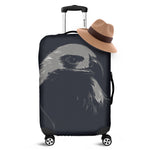 Monochrome Eagle Print Luggage Cover