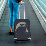 Monochrome Eagle Print Luggage Cover