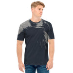 Monochrome Eagle Print Men's T-Shirt