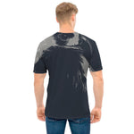 Monochrome Eagle Print Men's T-Shirt