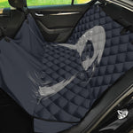 Monochrome Eagle Print Pet Car Back Seat Cover