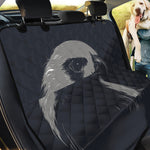 Monochrome Eagle Print Pet Car Back Seat Cover