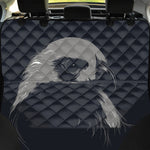 Monochrome Eagle Print Pet Car Back Seat Cover