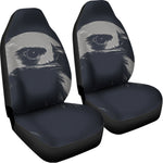 Monochrome Eagle Print Universal Fit Car Seat Covers