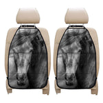 Monochrome Horse Print Car Seat Organizers
