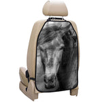 Monochrome Horse Print Car Seat Organizers