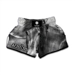 Monochrome Horse Print Muay Thai Boxing Shorts