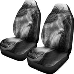 Monochrome Horse Print Universal Fit Car Seat Covers
