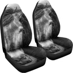 Monochrome Horse Print Universal Fit Car Seat Covers