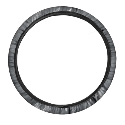 Monochrome Native Indian Portrait Print Car Steering Wheel Cover