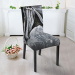 Monochrome Native Indian Portrait Print Dining Chair Slipcover