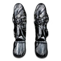 Monochrome Native Indian Portrait Print Muay Thai Shin Guards