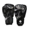 Monochrome Punk Skull Print Boxing Gloves