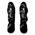 Monochrome Punk Skull Print Muay Thai Shin Guards