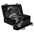Monochrome Punk Skull Print Pet Car Back Seat Cover