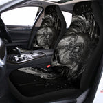 Monochrome Punk Skull Print Universal Fit Car Seat Covers