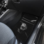 Monochrome Rhinoceros Ratsnake Print Front Car Floor Mats