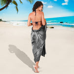 Monochrome Shar Pei Print Beach Sarong Wrap