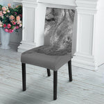 Monochrome Shar Pei Print Dining Chair Slipcover