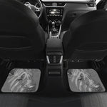 Monochrome Shar Pei Print Front and Back Car Floor Mats