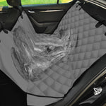 Monochrome Shar Pei Print Pet Car Back Seat Cover