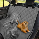 Monochrome Shar Pei Print Pet Car Back Seat Cover