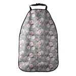 Monochrome Spring Floral Print Car Seat Organizers