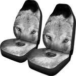 Monochrome Wolf Print Universal Fit Car Seat Covers