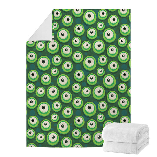 Monster Eyes Pattern Print Blanket