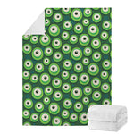 Monster Eyes Pattern Print Blanket