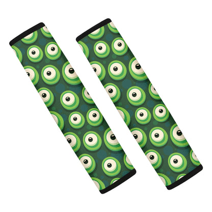 Monster Eyes Pattern Print Car Seat Belt Covers