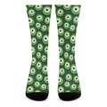 Monster Eyes Pattern Print Crew Socks