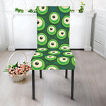 Monster Eyes Pattern Print Dining Chair Slipcover