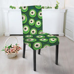 Monster Eyes Pattern Print Dining Chair Slipcover