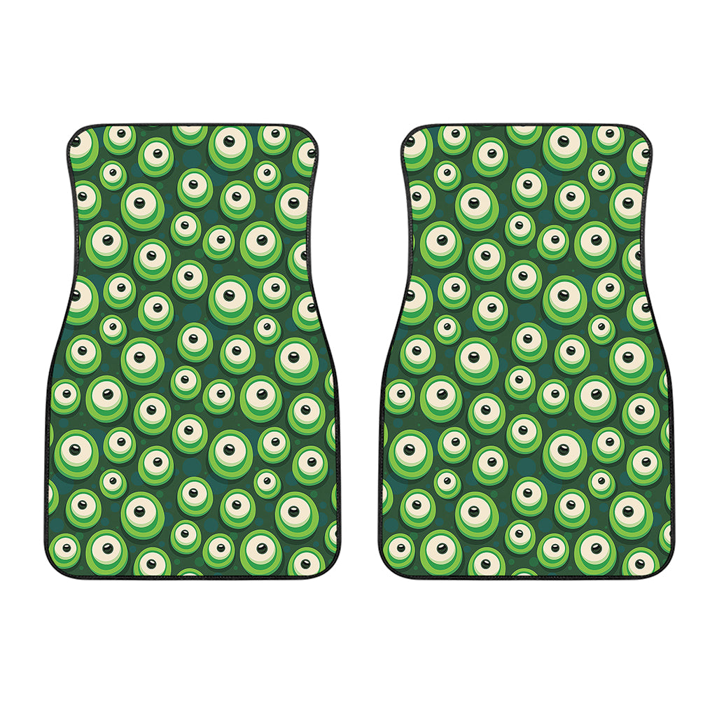 Monster Eyes Pattern Print Front Car Floor Mats