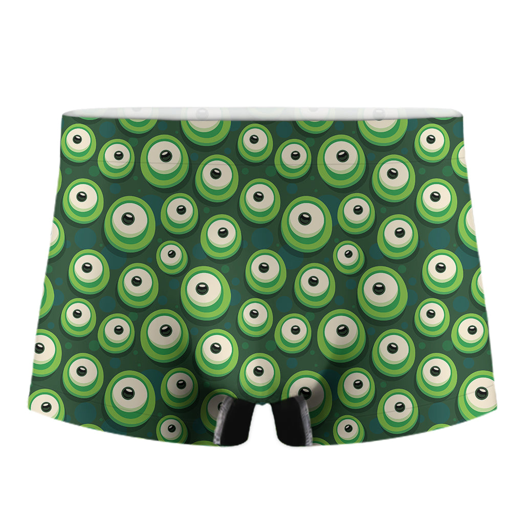 Monster Eyes Pattern Print Men's Boxer Briefs