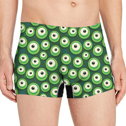 Monster Eyes Pattern Print Men's Boxer Briefs