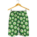 Monster Eyes Pattern Print Men's Shorts