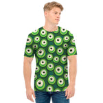Monster Eyes Pattern Print Men's T-Shirt
