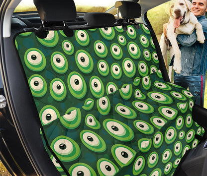 Monster Eyes Pattern Print Pet Car Back Seat Cover