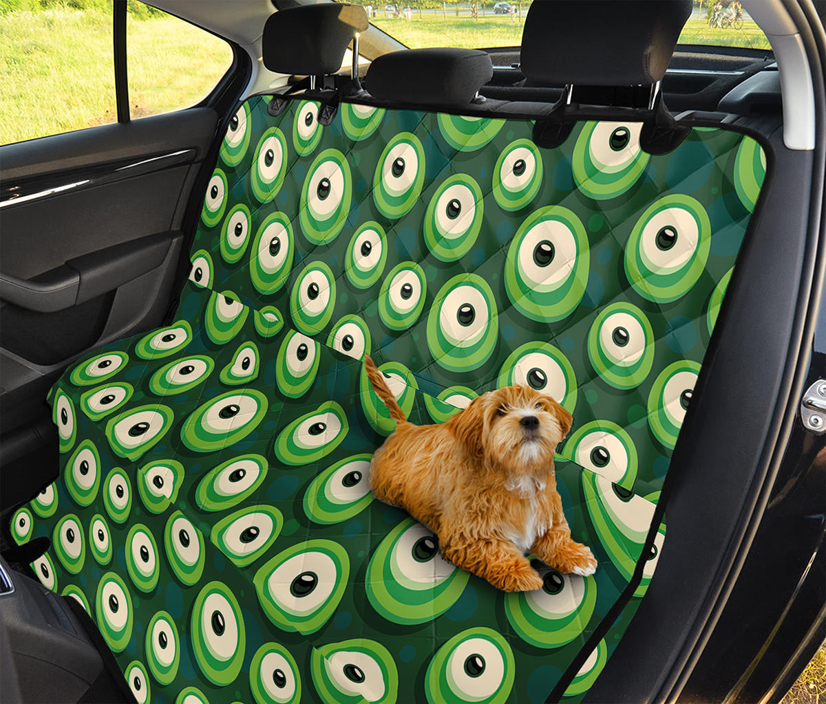 Monster Eyes Pattern Print Pet Car Back Seat Cover