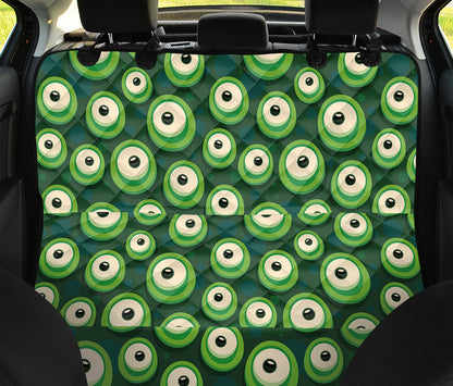 Monster Eyes Pattern Print Pet Car Back Seat Cover