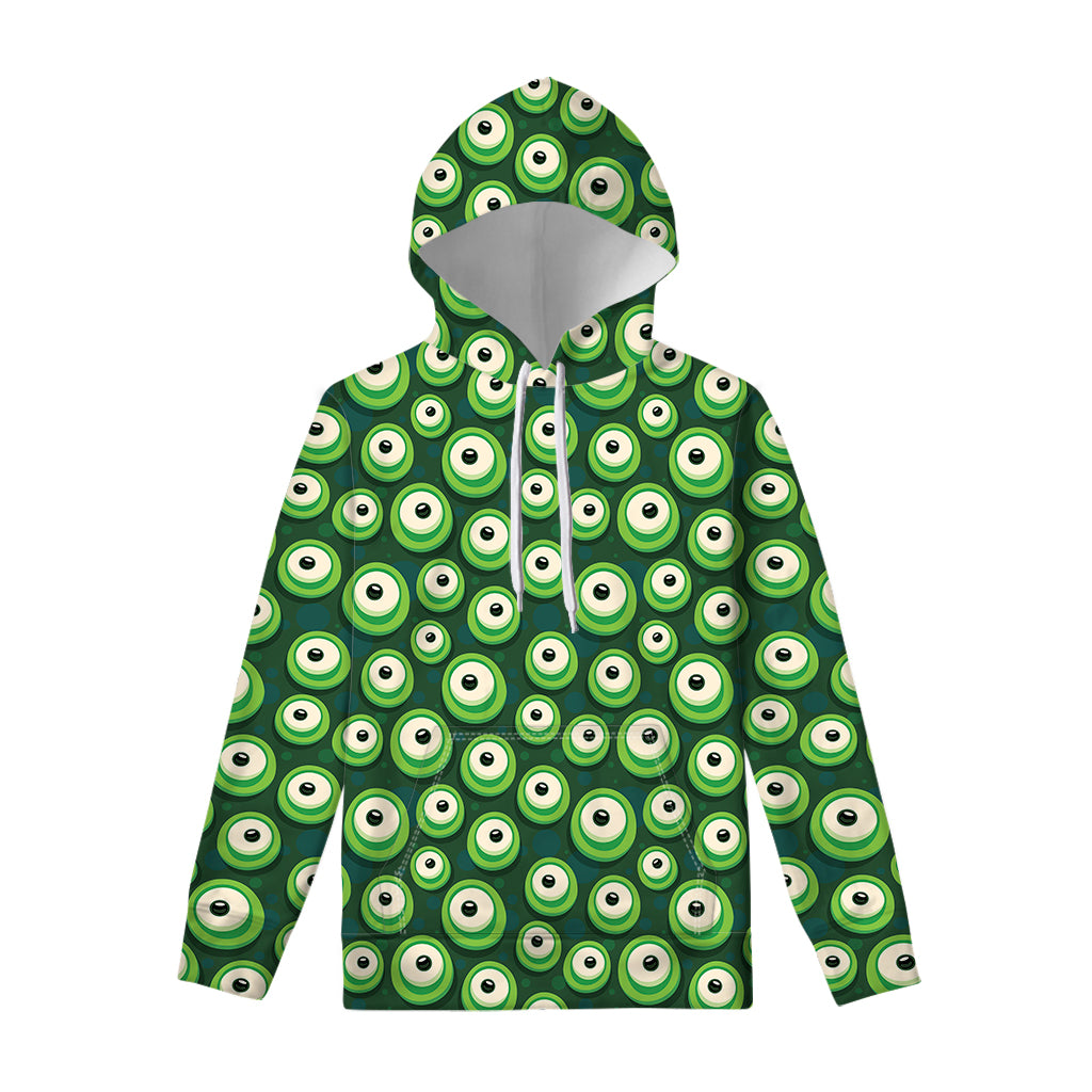 Monster Eyes Pattern Print Pullover Hoodie