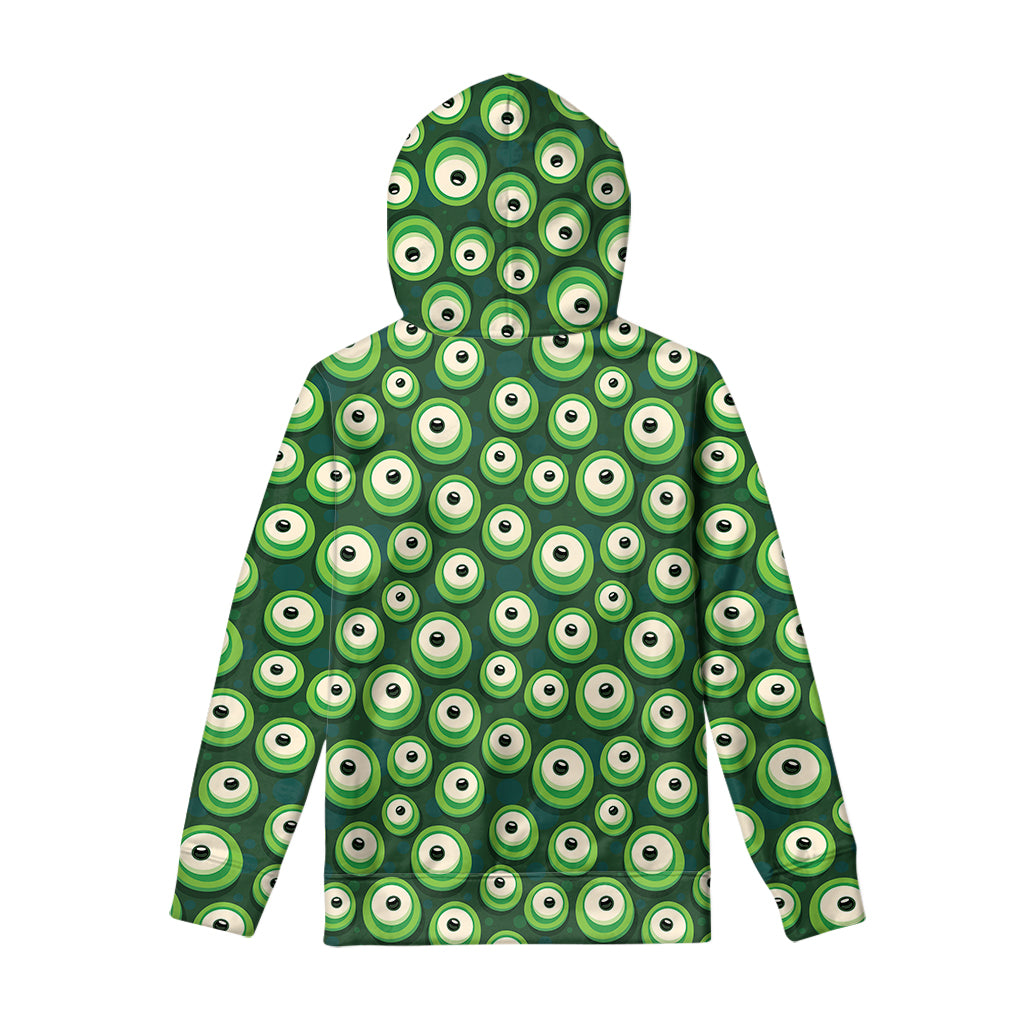 Monster Eyes Pattern Print Pullover Hoodie