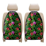 Monstera Hibiscus Hawaii Pattern Print Car Seat Organizers