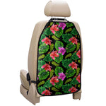 Monstera Hibiscus Hawaii Pattern Print Car Seat Organizers