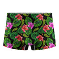 Monstera Hibiscus Hawaii Pattern Print Men's Boxer Briefs